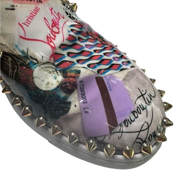 Christian Louboutin Studded Slip On Loafers (35) - Picture 9 of 10